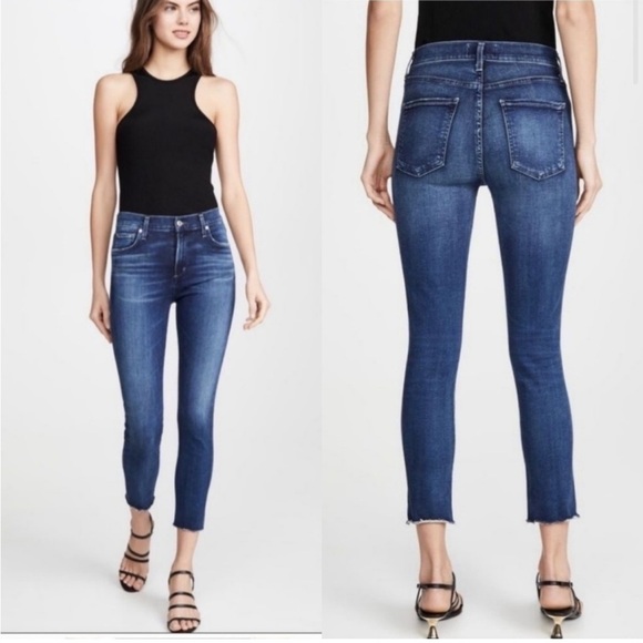 Agolde Sophie Crop Jeans - Picture 1 of 9
